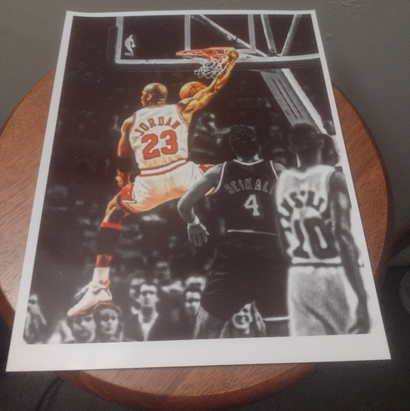 KOBE BRYANT & MICHAEL JORDAN 16 POSTER ULTRA GLOSSY REPRINT 8.5x11 BUNDLE SET!🤩 - Picture 14 of 16